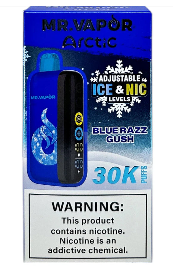 Mr vapor Arctic 30k puffs Blue razz Gush