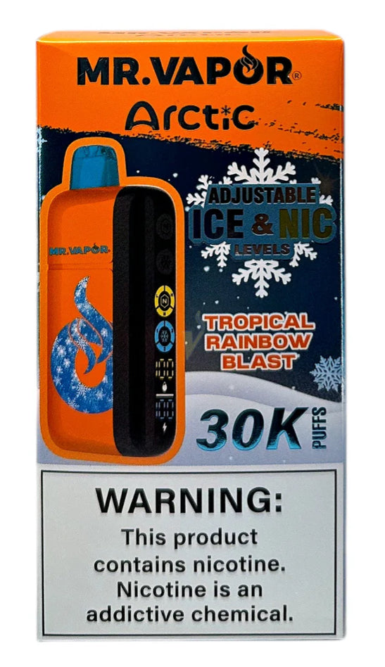 Mr vapor arctic 30k puffs tropical rainbow blast