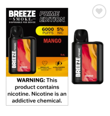 Breeze Prime Disposable Vape Mango