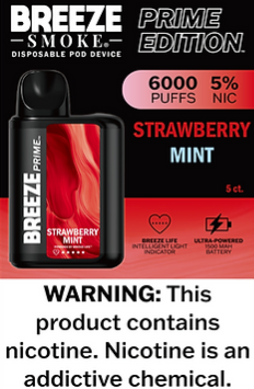 Breeze Prime - Strawberry Mint