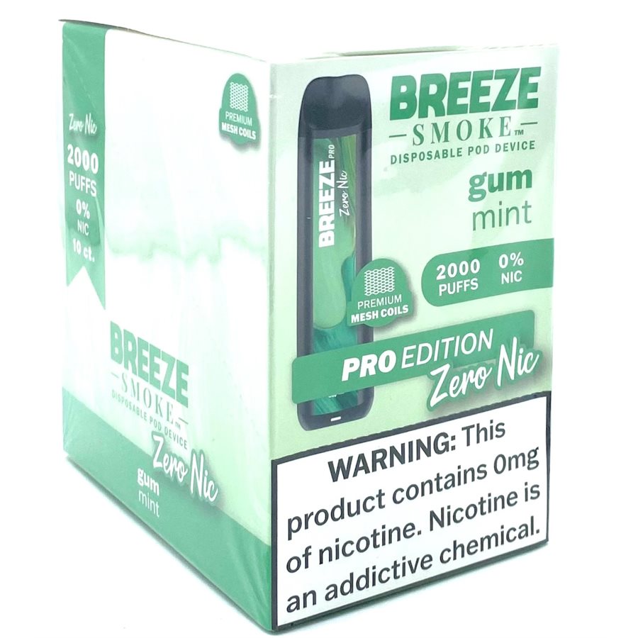 Gum MInt Breeze Pro 0% Nicotine – Wholesalenation