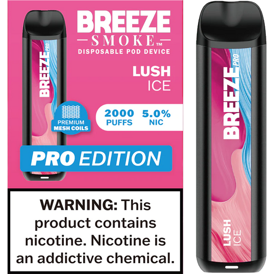 Breeze watermelon mint Pro Disposable Vape - 10 Pack