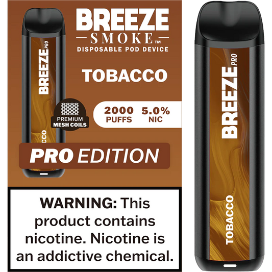 Breeze Tobacco Pro Disposable Vape - 10 Pack