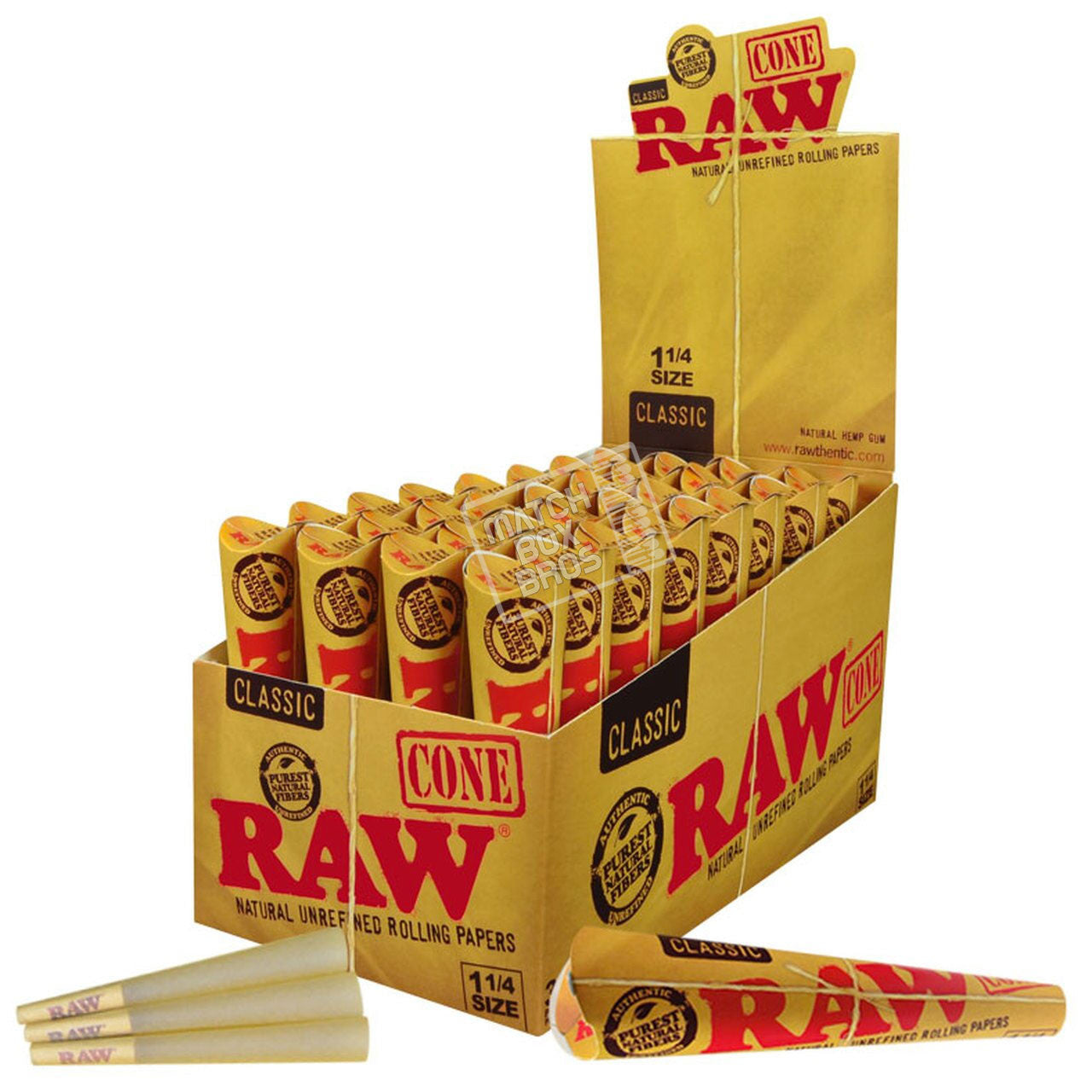 Raw cones size 6