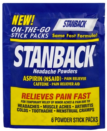 STANBACK 6PK POWDER 12CT