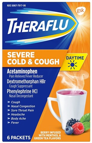 THERAFLU DAYTIME SEVERE COLD & COUGH 6CT