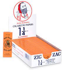 zig zag orange rolling papers