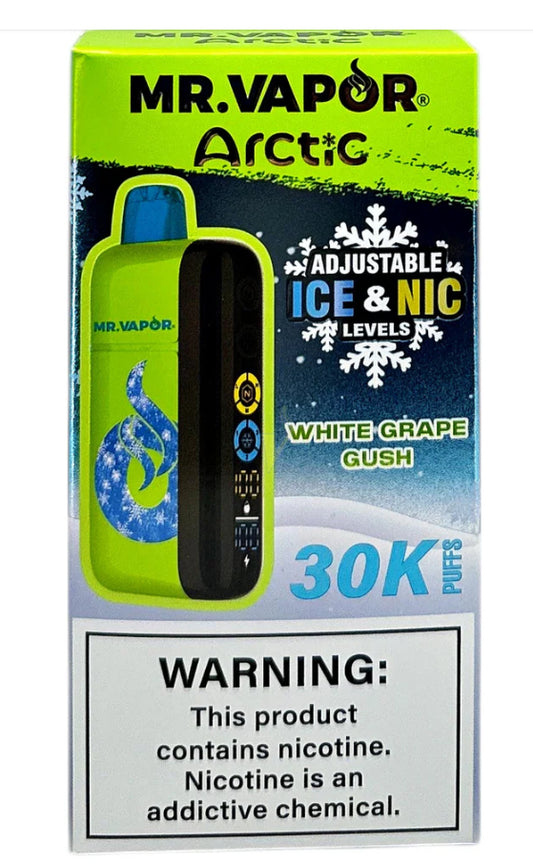 Mr vapor Arctic 30k puffs White grape gush