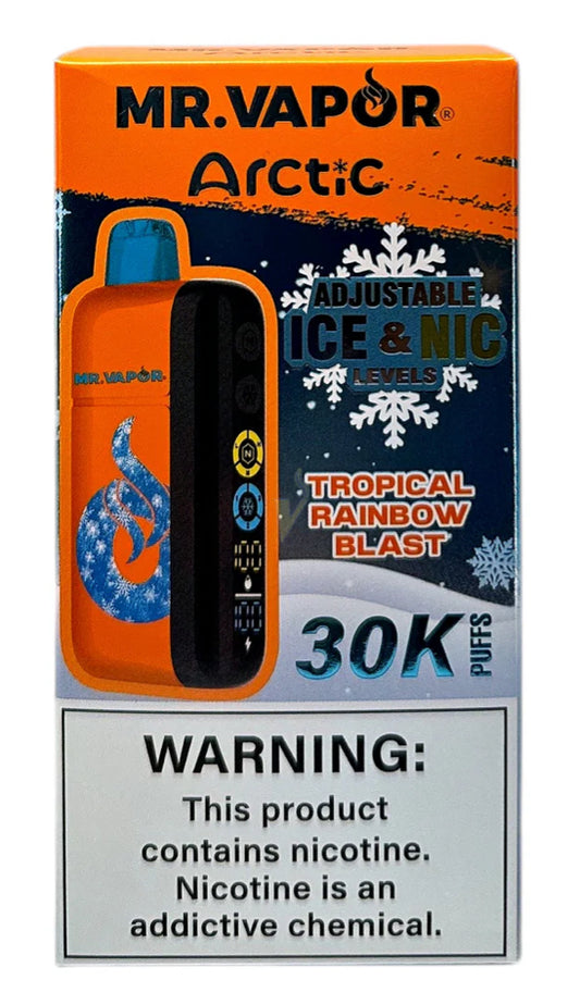 Mr vapor arctic 30k puffs tropical rainbow blast