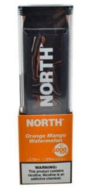 North disposable vape 5k puffs 10ct Orange mango watermelon