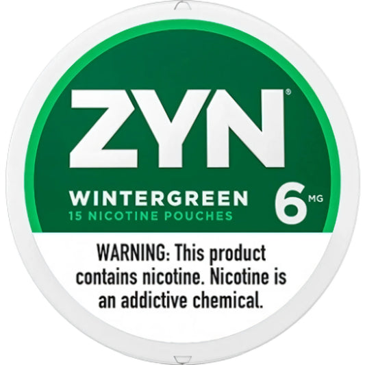 Zyn Wintergreen Nicotine Pouches 6mg - 5 Pack
