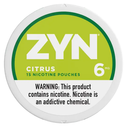 ZYN Citrus Nicotine Pouches 6mg 5 Pack