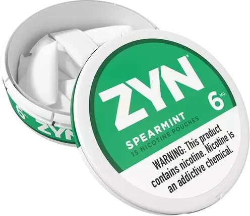 Zyn Spearmint 6mg Nicotine 5 Pack