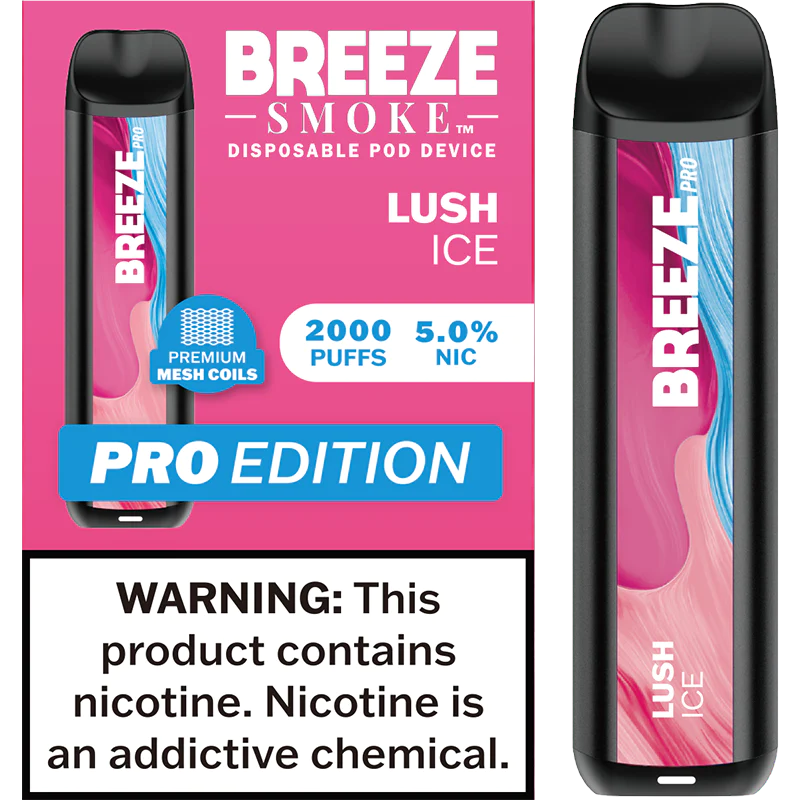 Breeze watermelon mint Pro Disposable Vape - 10 Pack