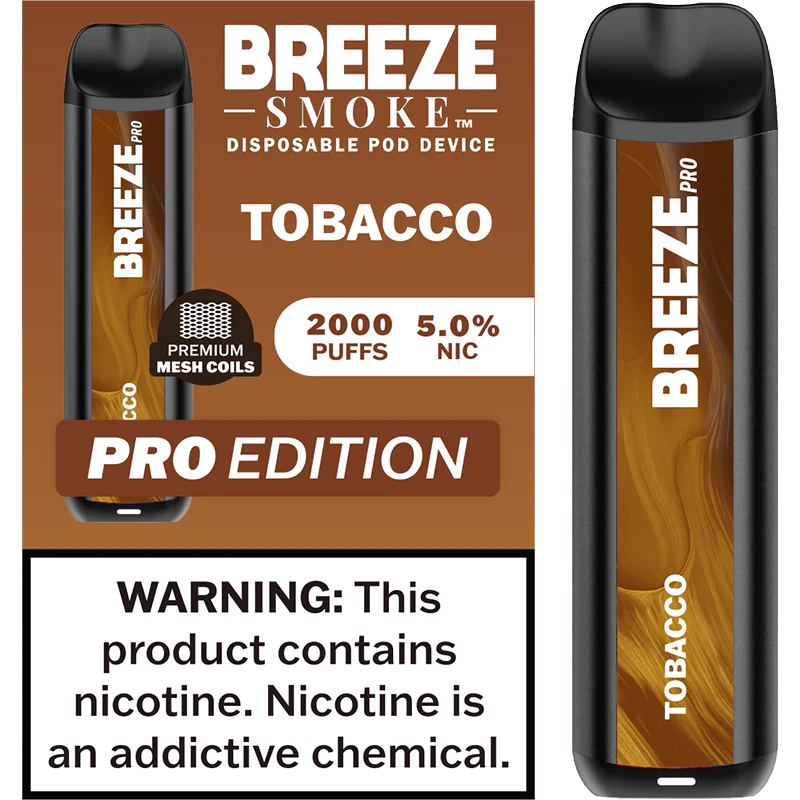 Breeze Tobacco Pro Disposable Vape - 10 Pack